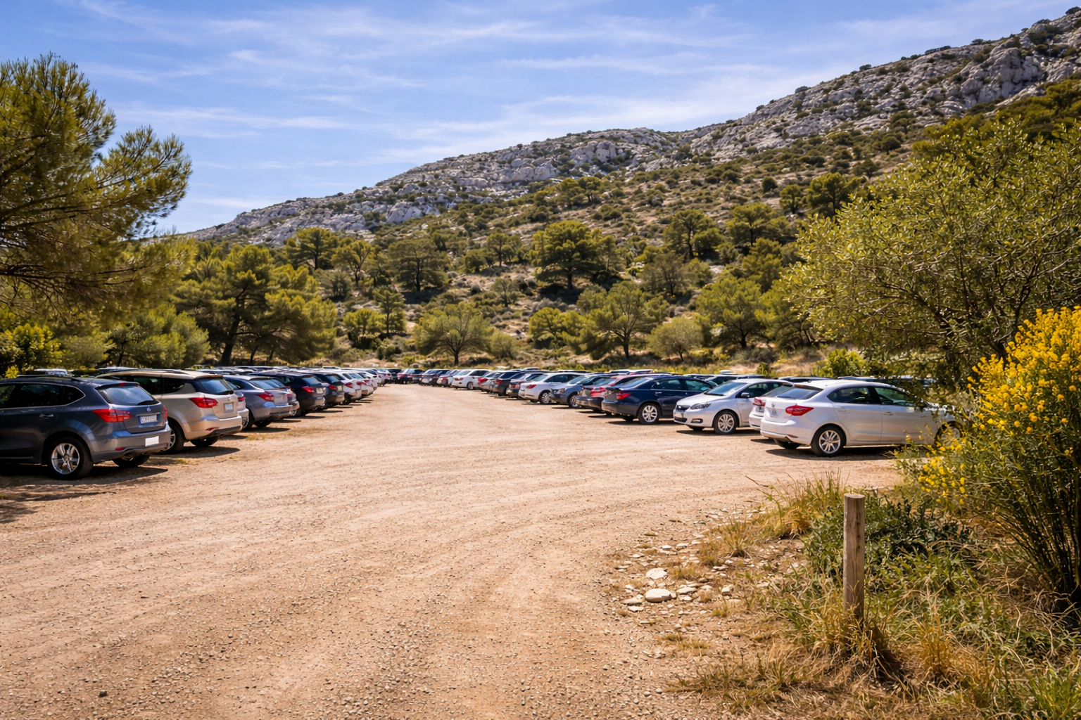 Parking-de-voiture-en-Provence parking Niolon