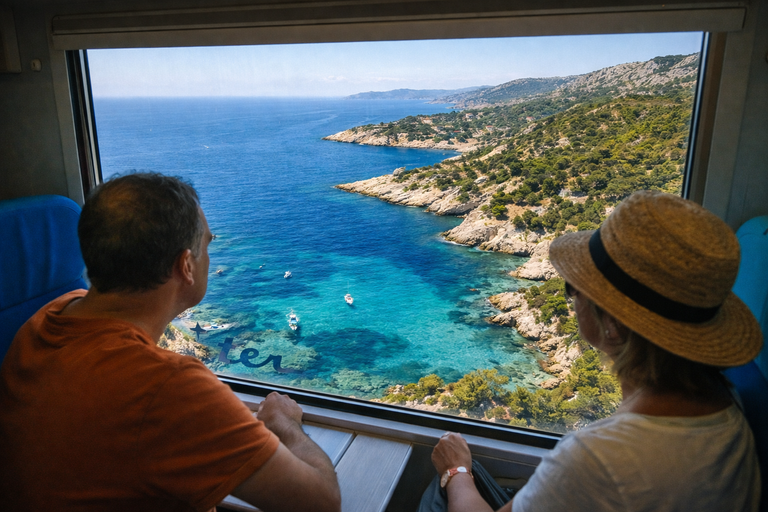 Train de la Côte Bleue Niolon Marseille