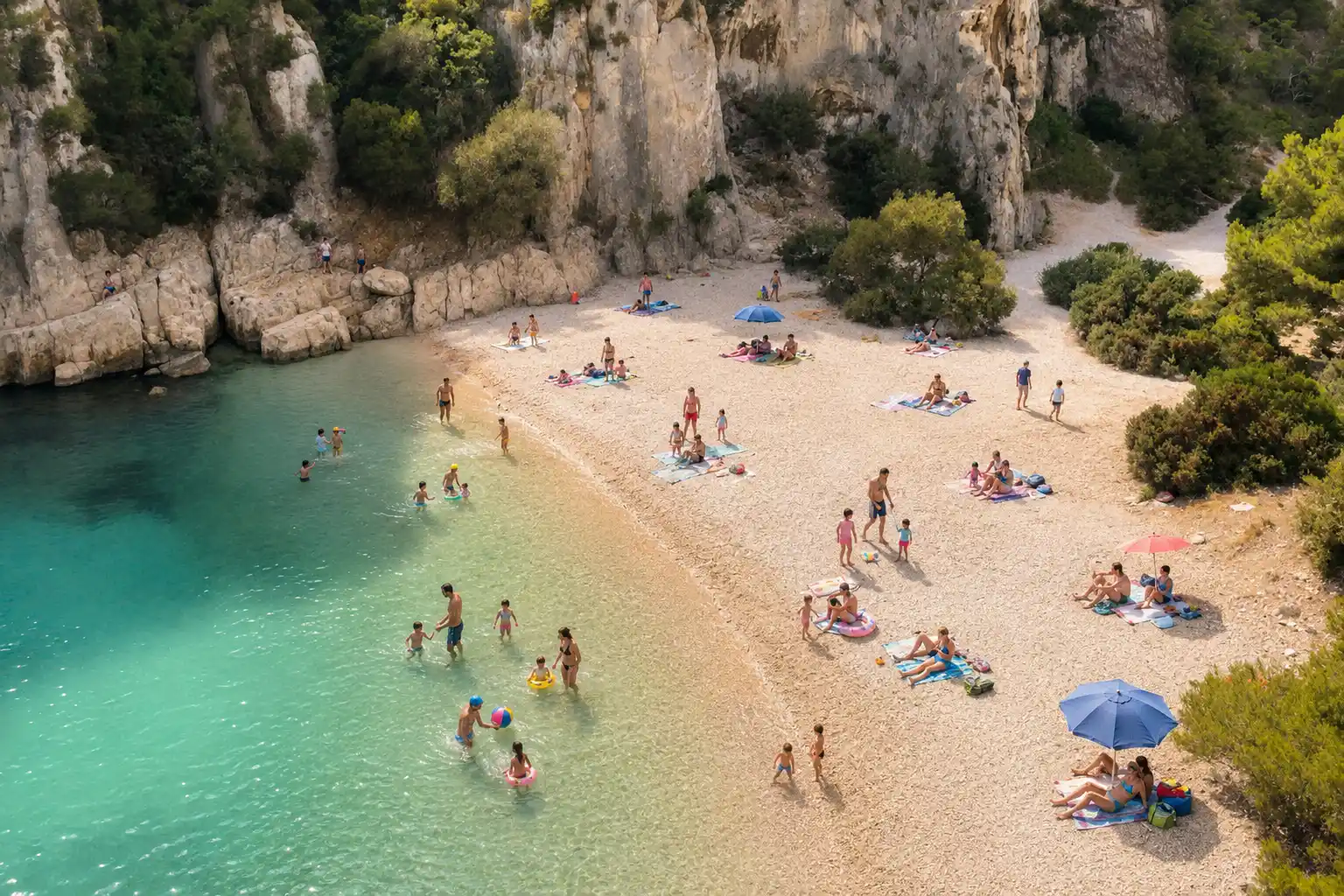 Vacances en famille aux calanques